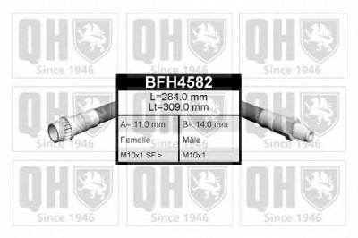 QUINTON HAZELL bfh4582 -  Тормозной шланг